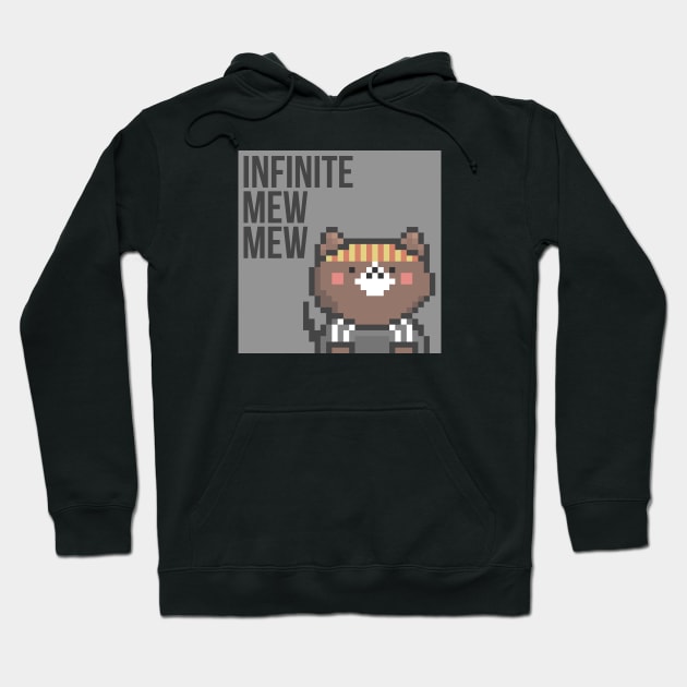 Pixel Cat 047 Hoodie by Infinite Mew Mew